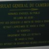 Plaque professionnelle en Plexiglas vert foncé